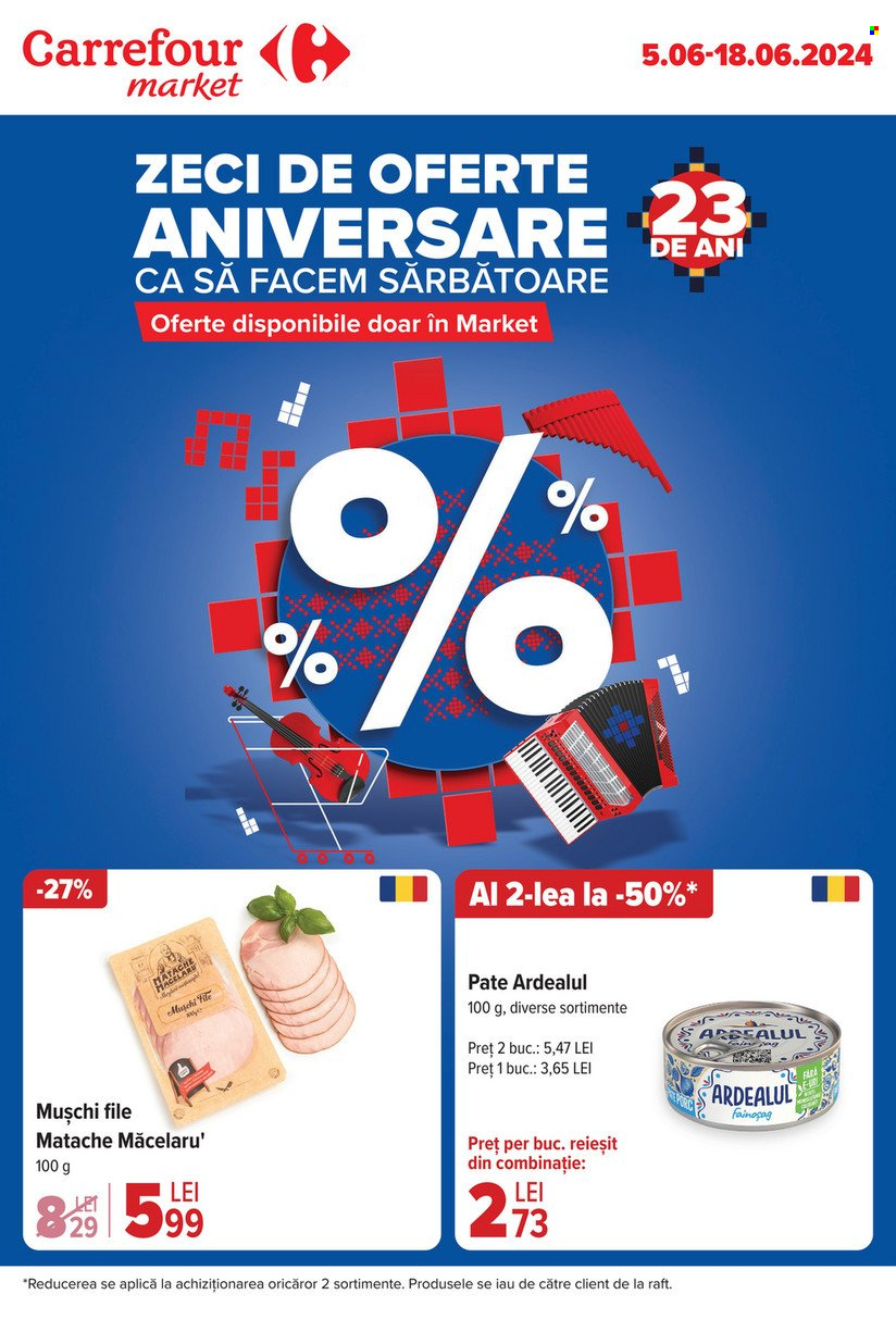 Catalog Carrefour - 05.06.2024 - 18.06.2024. Pagina 1