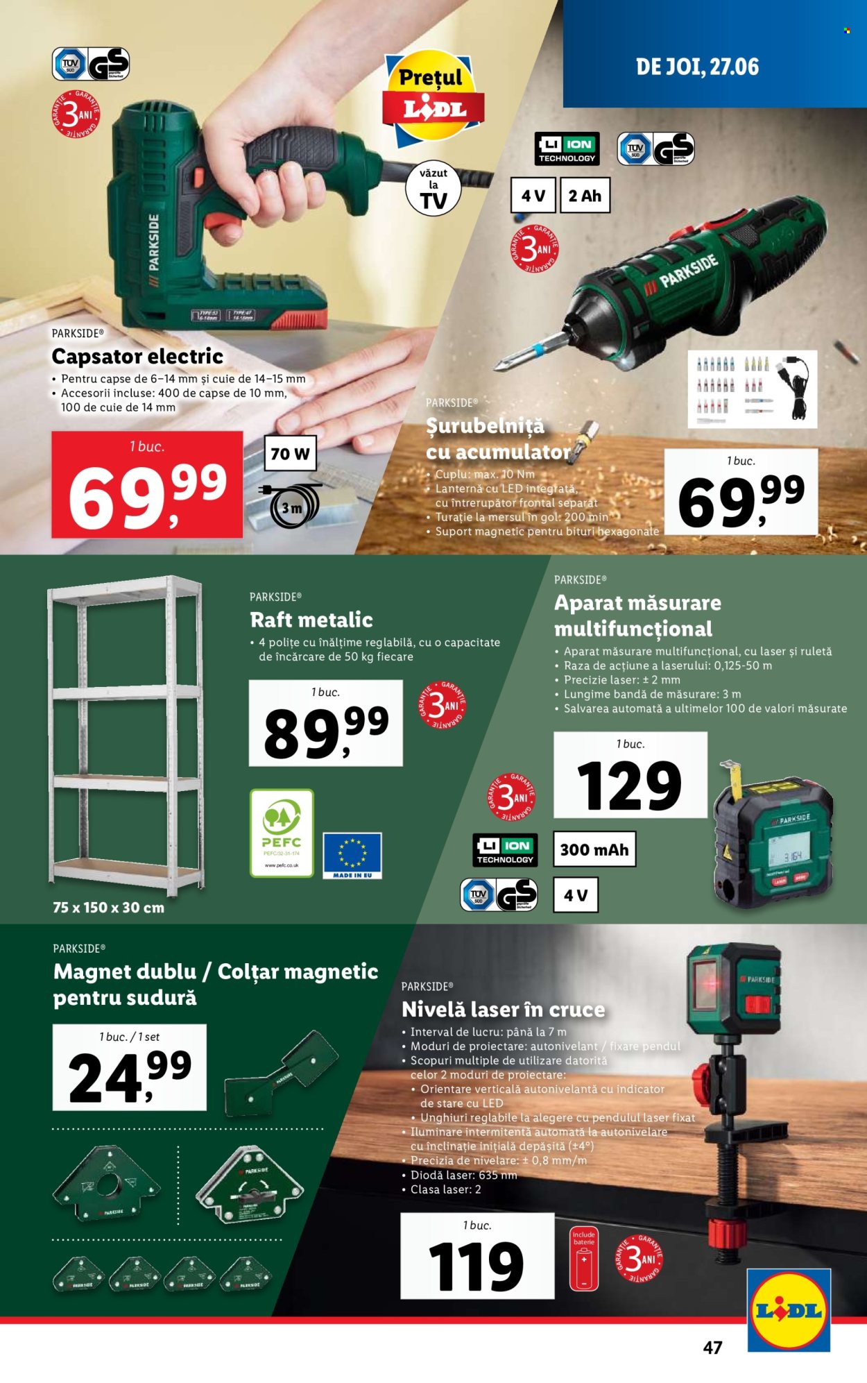 Catalog Lidl - 24.06.2024 - 30.06.2024. Pagina 47