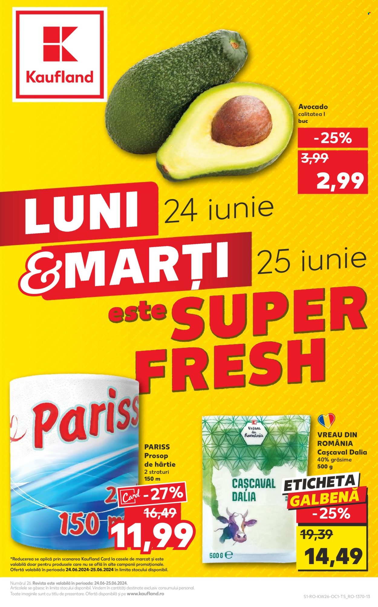 Catalog Kaufland - 24.06.2024 - 26.06.2024. Pagina 1