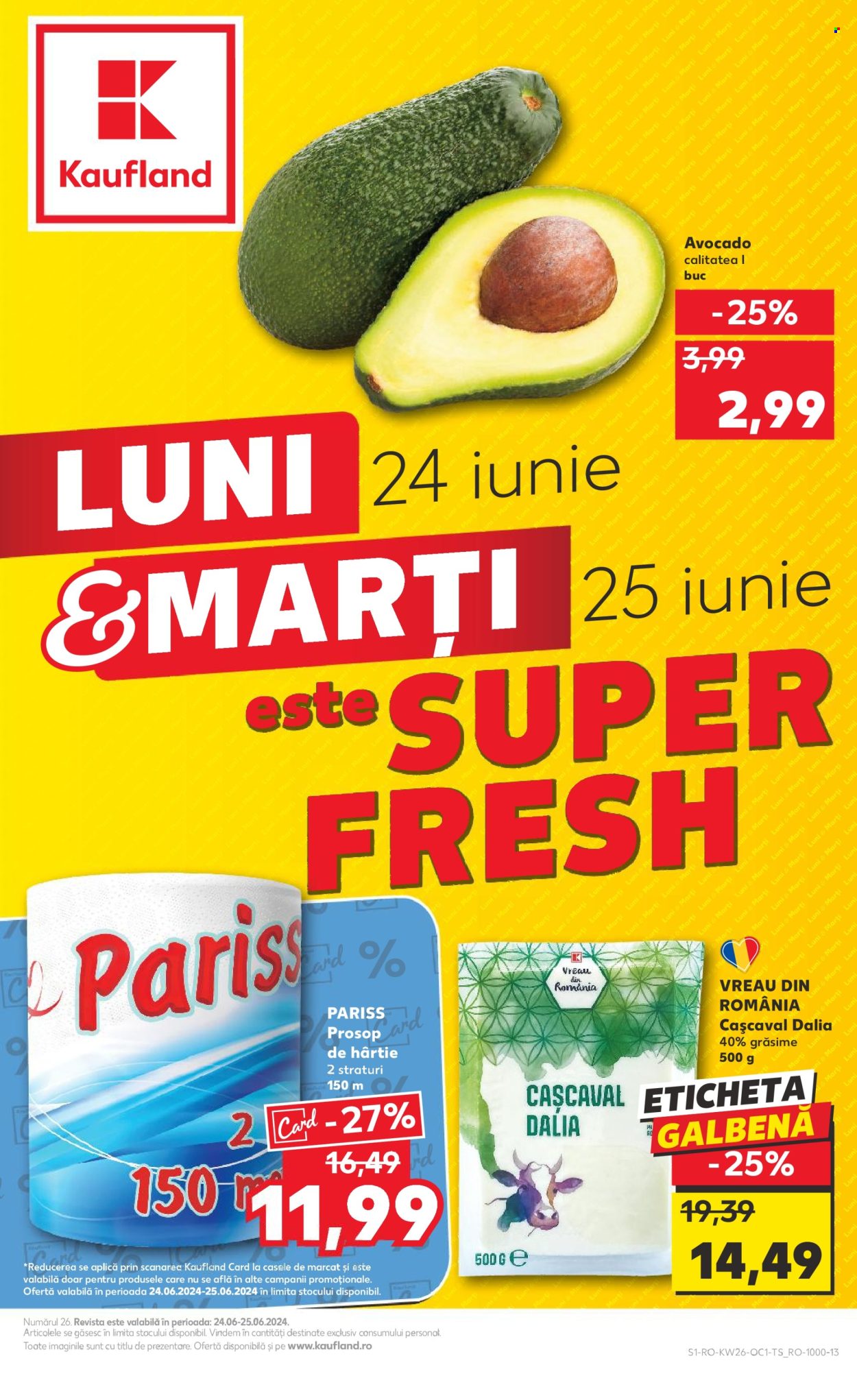 Catalog Kaufland - 24.06.2024 - 26.06.2024. Pagina 1