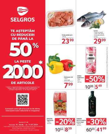 Cataloage Selgros - 28.06.2024 - 11.07.2024.