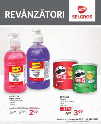 Cataloage Selgros - 01.07.2024 - 31.07.2024.