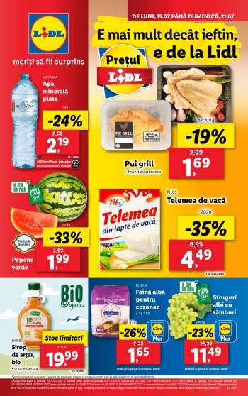 Cataloage Lidl - 15.07.2024 - 21.07.2024.