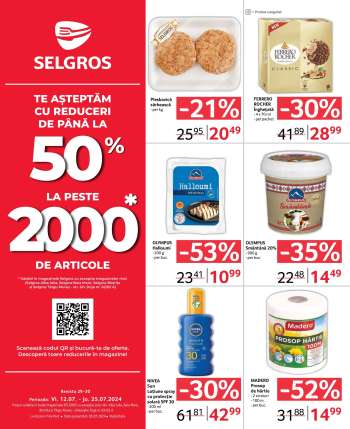 Cataloage Selgros - 12.07.2024 - 25.07.2024.