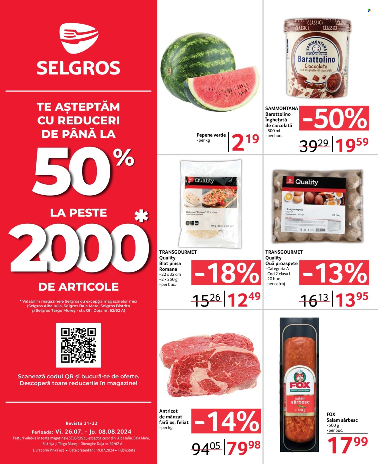 Catalog Selgros - 26.07.2024 - 08.08.2024. Pagina 1