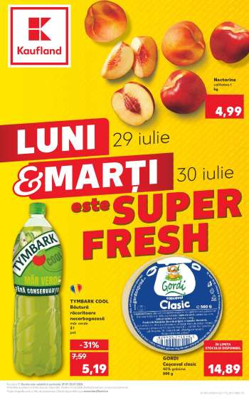 Cataloage Kaufland - 29.07.2024 - 30.07.2024.