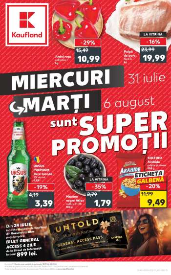 Cataloage Kaufland - 31.07.2024 - 06.08.2024.