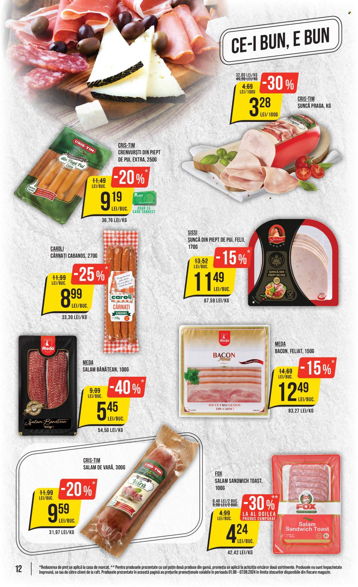 Catalog Mega Image - 01.08.2024 - 07.08.2024. Pagina 12