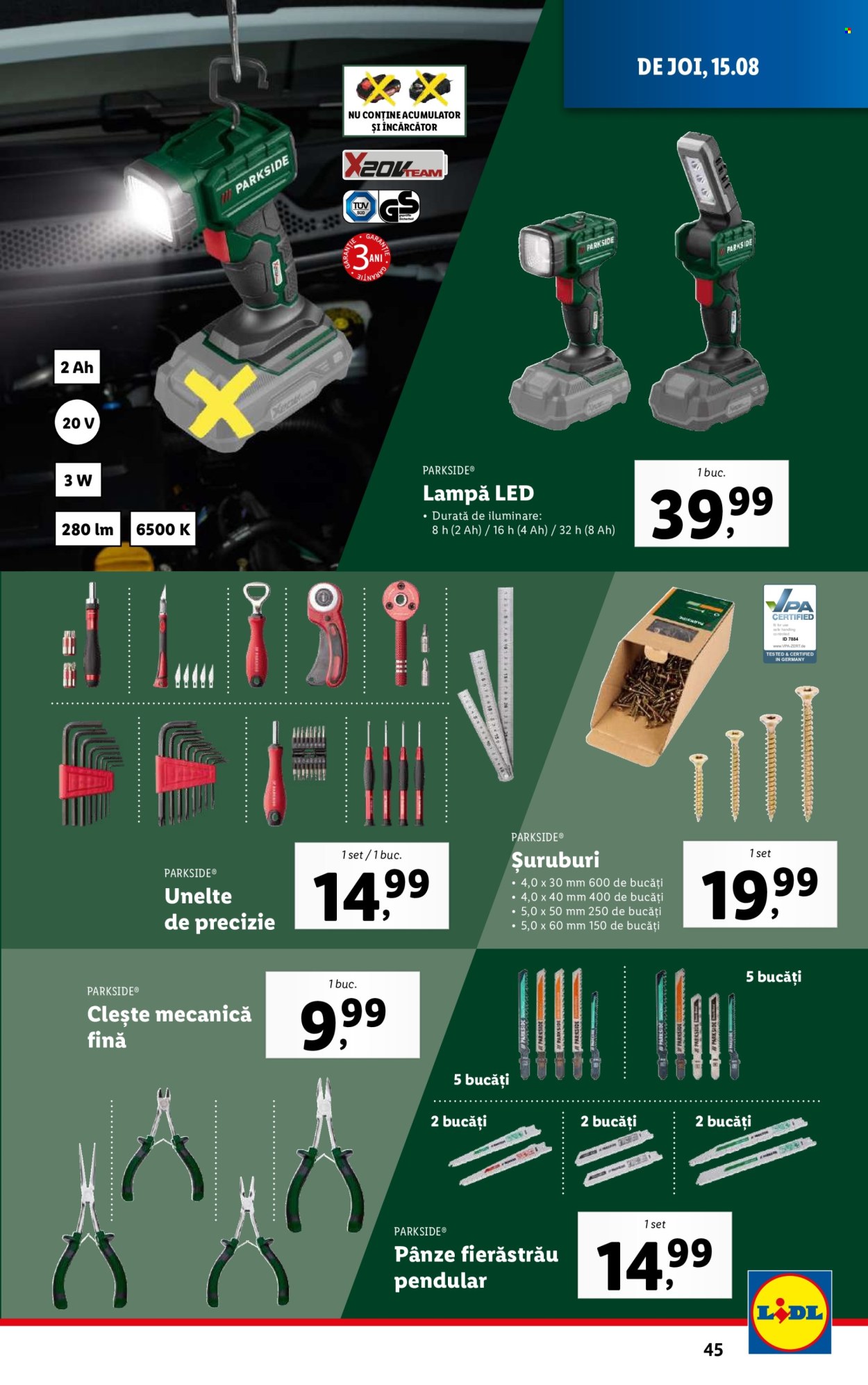 Catalog Lidl - 12.08.2024 - 18.08.2024. Pagina 45