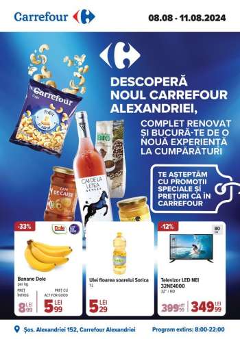 Cataloage Carrefour - 08.08.2024 - 11.08.2024.