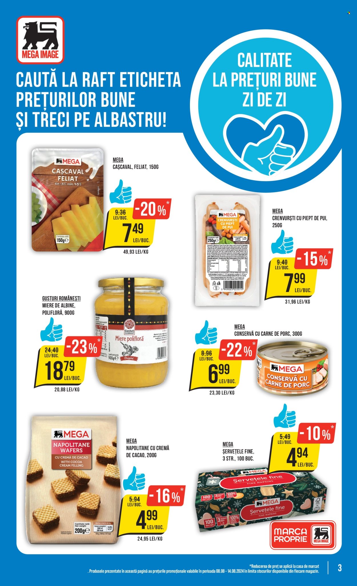 Catalog Mega Image - 08.08.2024 - 14.08.2024. Pagina 3