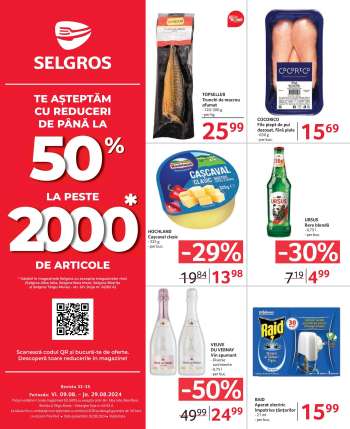 Cataloage Selgros - 09.08.2024 - 29.08.2024.