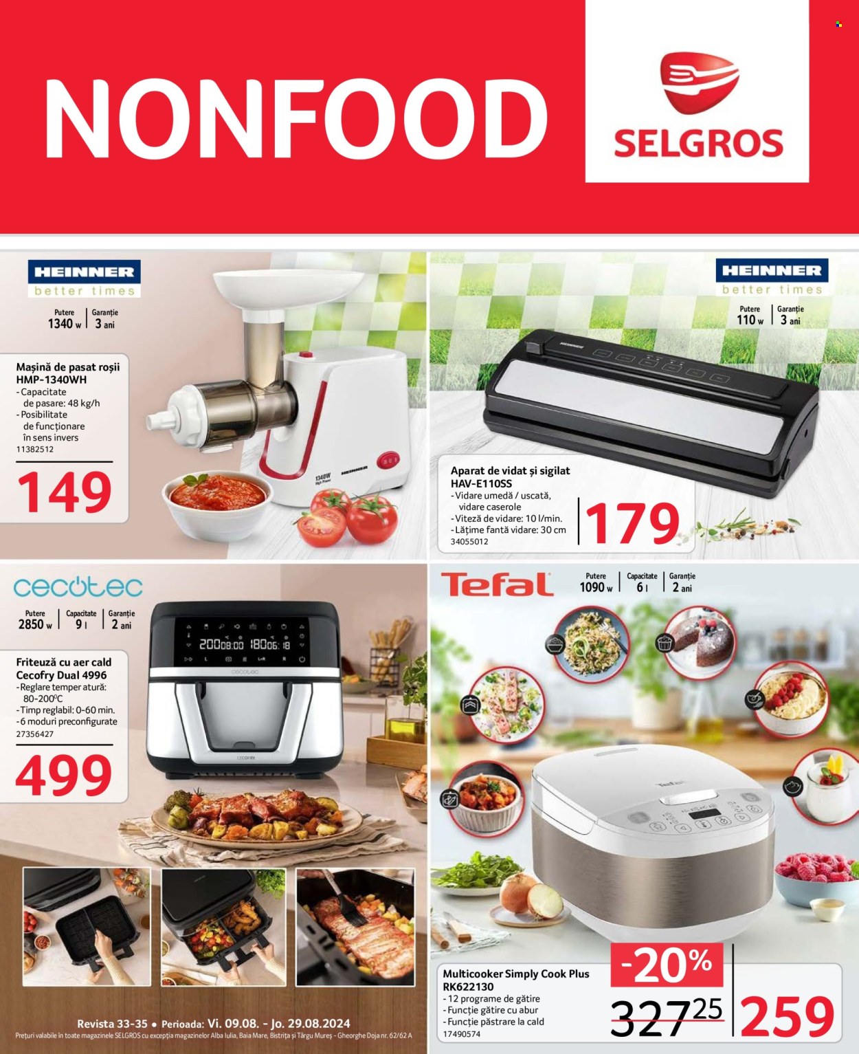 Catalog Selgros - 09.08.2024 - 29.08.2024. Pagina 1