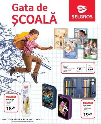Cataloage Selgros - 09.08.2024 - 22.09.2024.