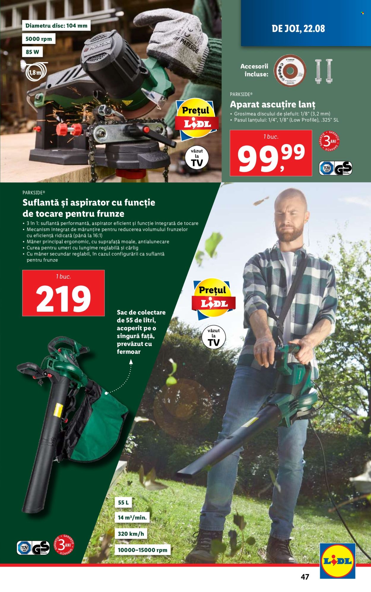 Catalog Lidl - 19.08.2024 - 25.08.2024. Pagina 47