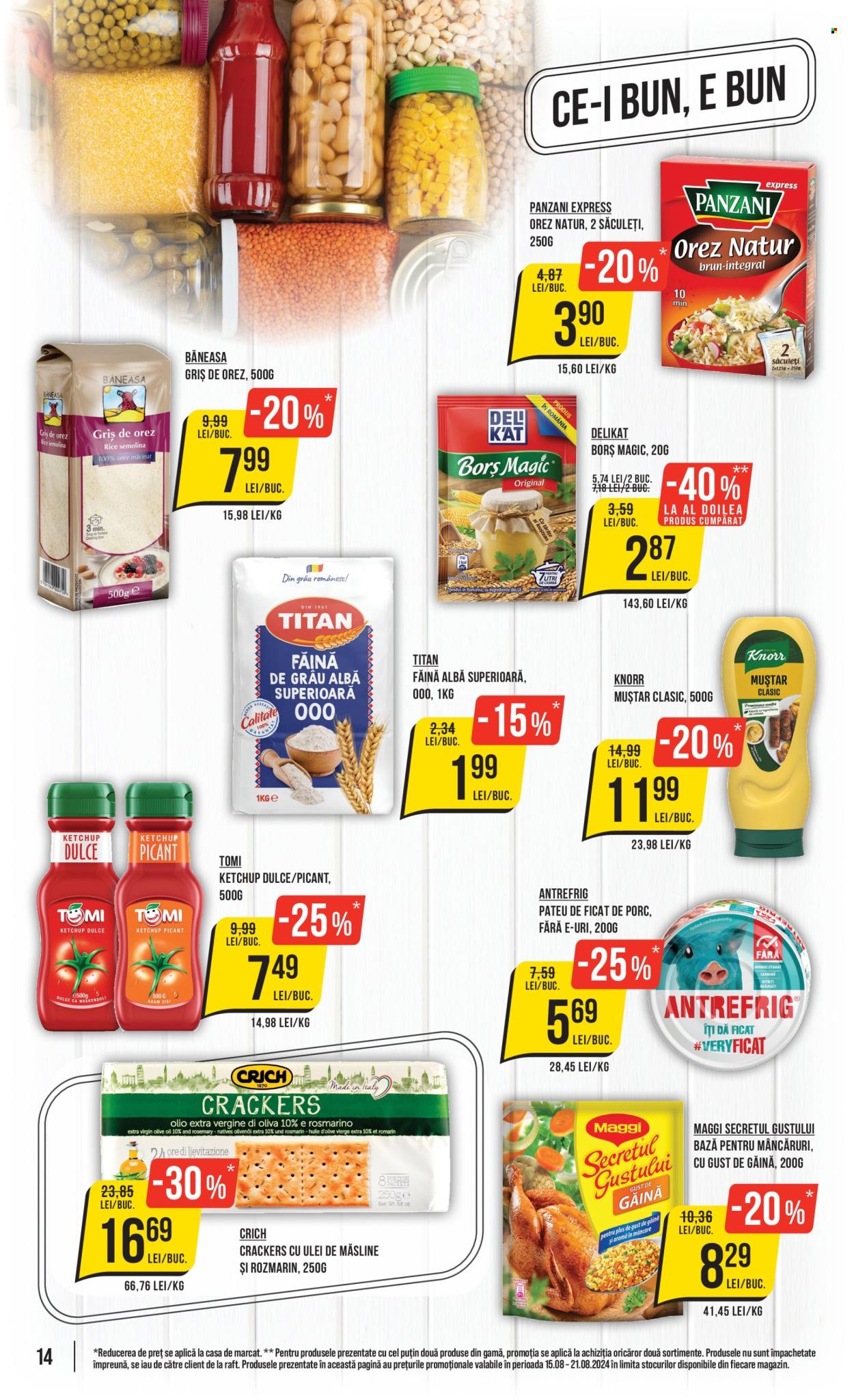 Catalog Mega Image - 15.08.2024 - 21.08.2024. Pagina 14