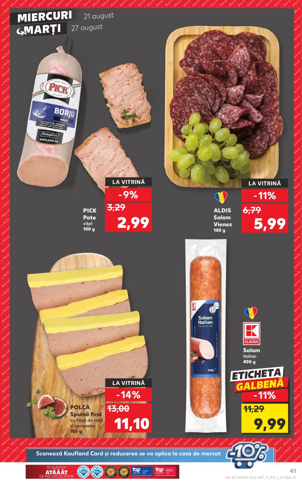 Catalog Kaufland - 21.08.2024 - 27.08.2024. Pagina 41