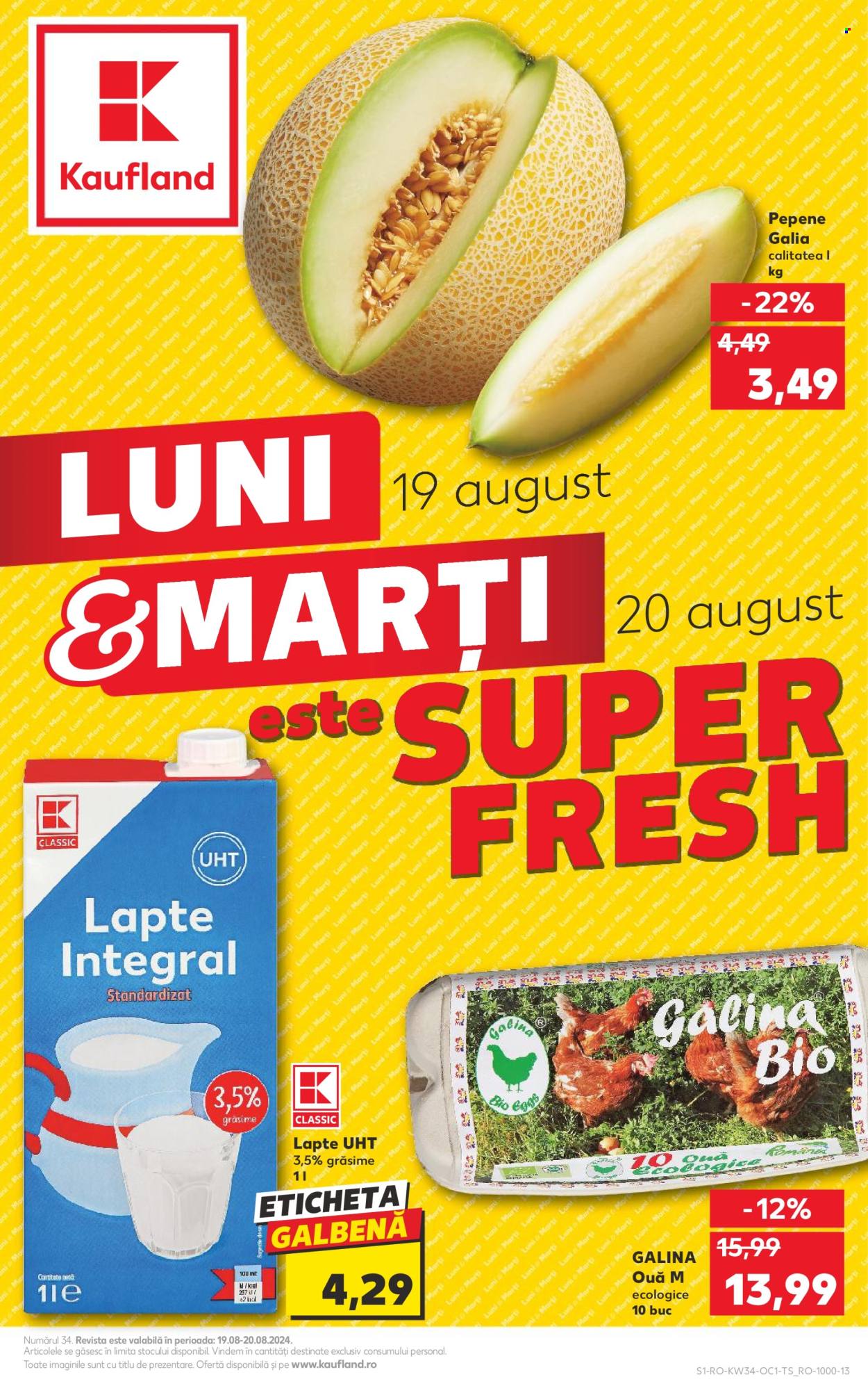 Catalog Kaufland - 19.08.2024 - 20.08.2024. Pagina 1