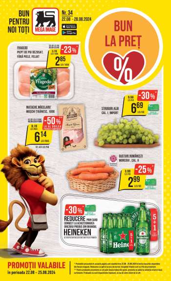 Cataloage Mega Image - 22.08.2024 - 28.08.2024.