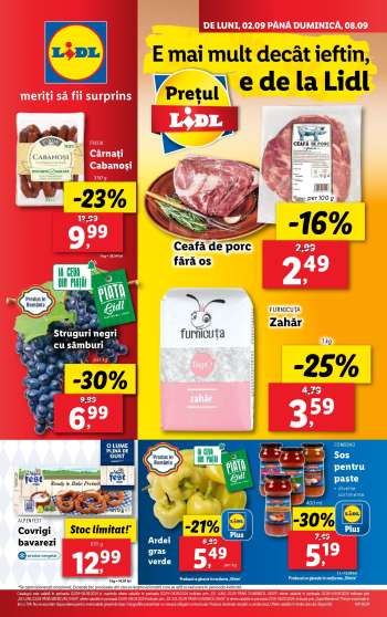 Cataloage Lidl - 02.09.2024 - 08.09.2024.