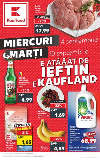 Cataloage Kaufland - 04.09.2024 - 10.09.2024.
