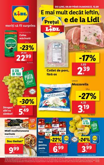 Cataloage Lidl - 09.09.2024 - 15.09.2024.