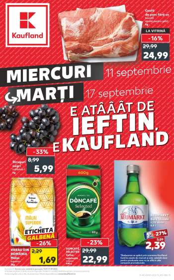 Cataloage Kaufland - 11.09.2024 - 17.09.2024.