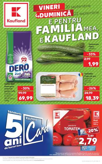 Cataloage Kaufland - 20.09.2024 - 22.09.2024.