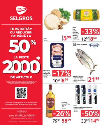 Cataloage Selgros - 20.09.2024 - 03.10.2024.