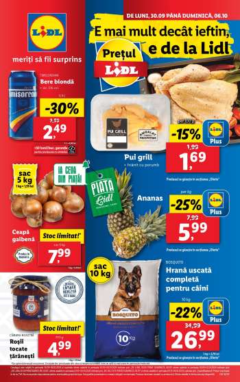 Cataloage Lidl - 30.09.2024 - 06.10.2024.