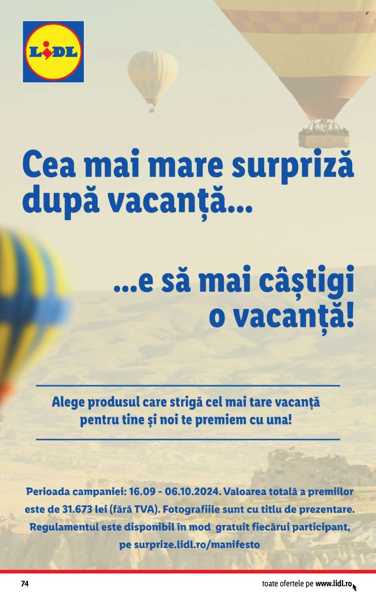 Catalog Lidl - 30.09.2024 - 06.10.2024. Pagina 74