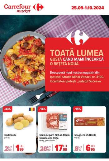 Cataloage Carrefour - 25.09.2024 - 01.10.2024.