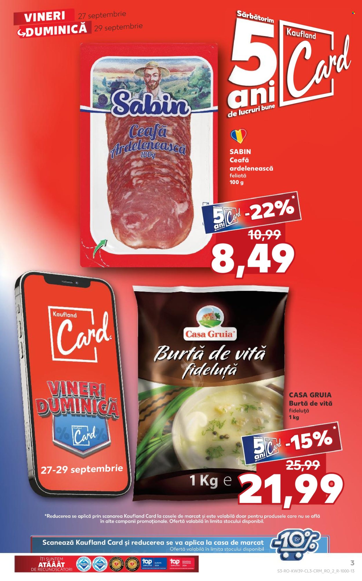 Catalog Kaufland - 27.09.2024 - 29.09.2024. Pagina 3