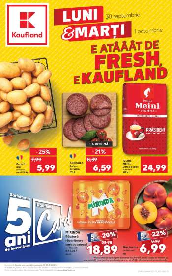 Cataloage Kaufland - 30.09.2024 - 01.10.2024.