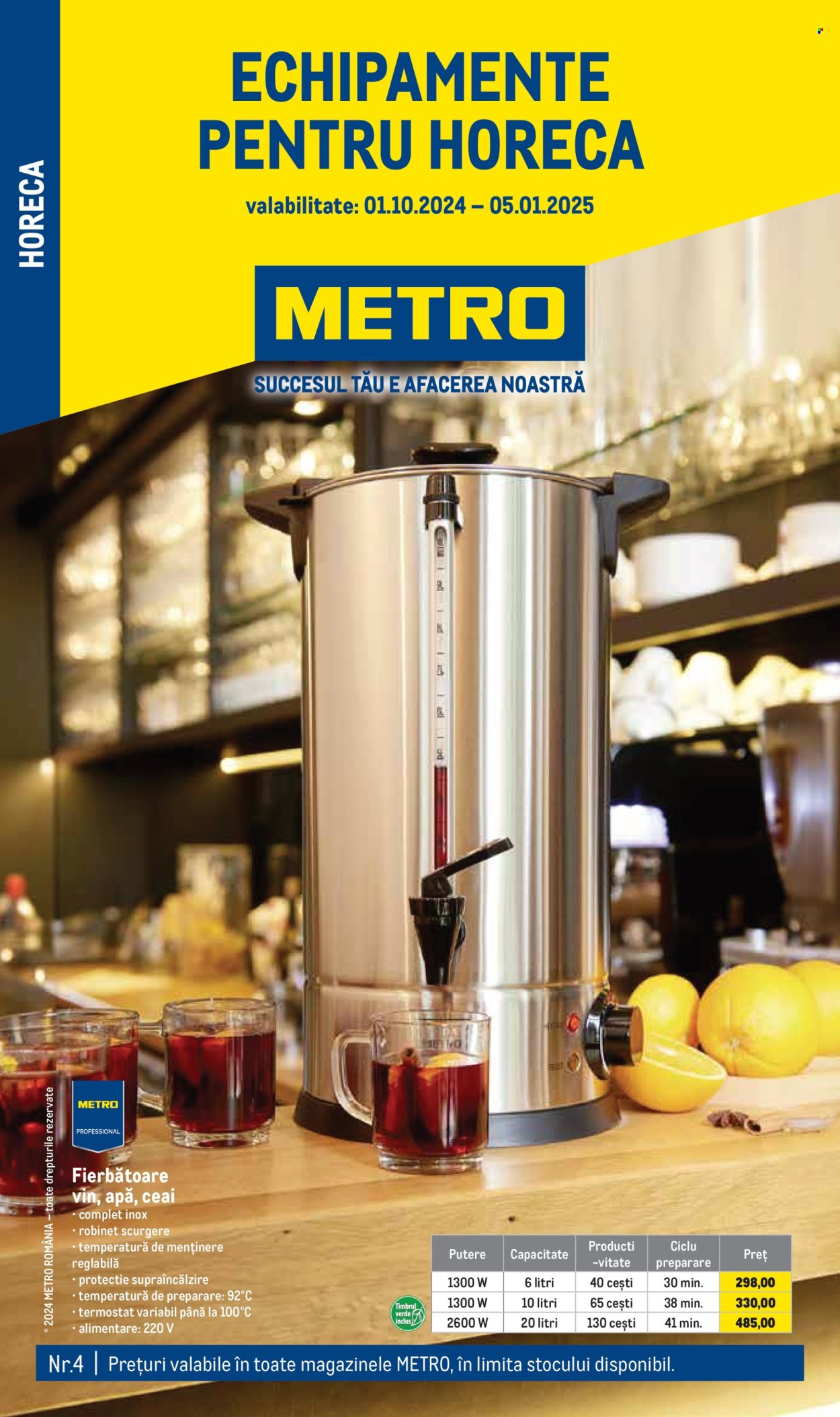 Catalog Metro - 01.10.2024 - 05.01.2025. Pagina 1