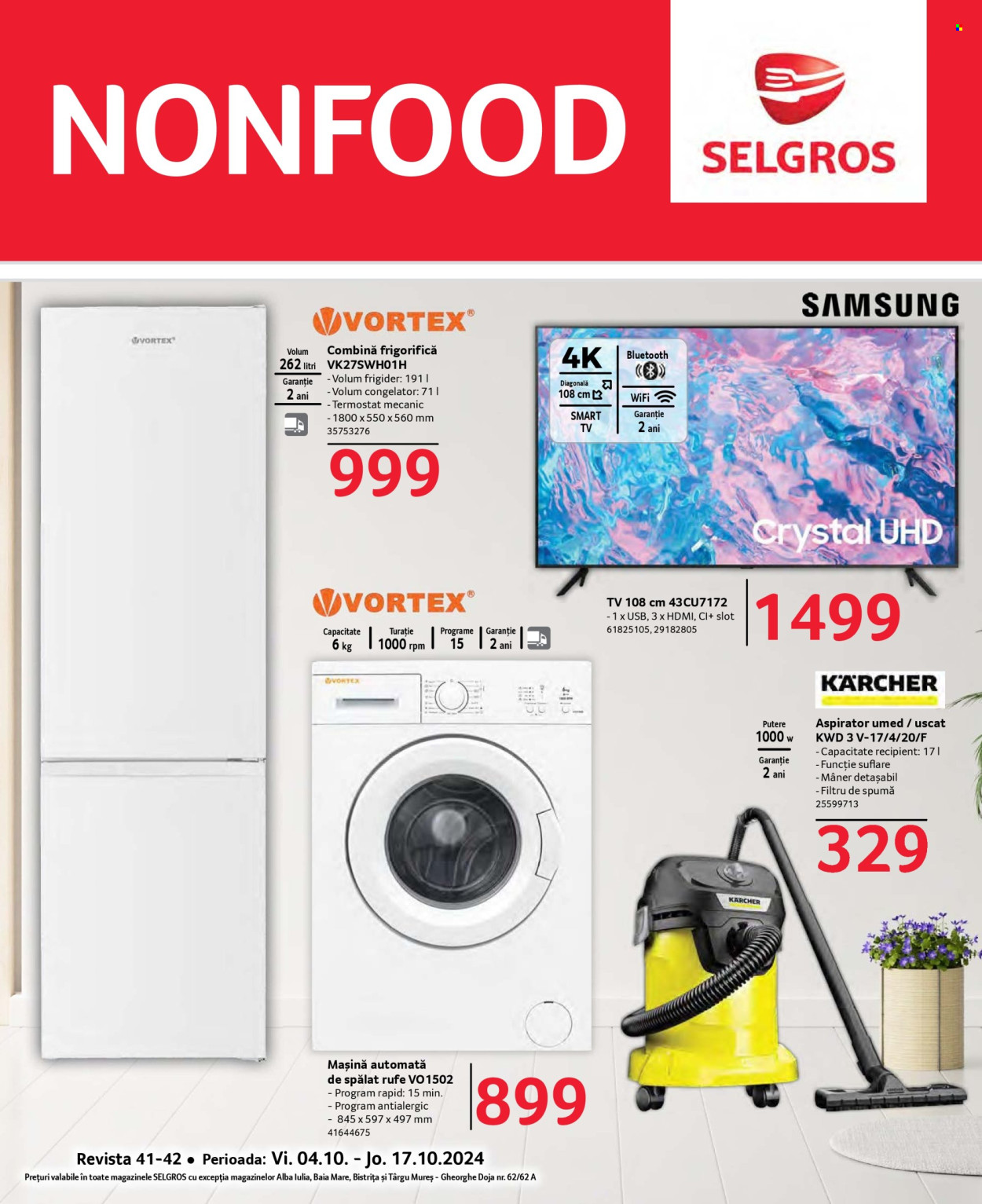 Catalog Selgros - 04.10.2024 - 17.10.2024. Pagina 1