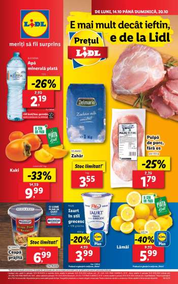 Cataloage Lidl - 14.10.2024 - 20.10.2024.