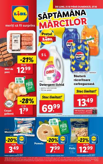 Cataloage Lidl - 21.10.2024 - 27.10.2024.
