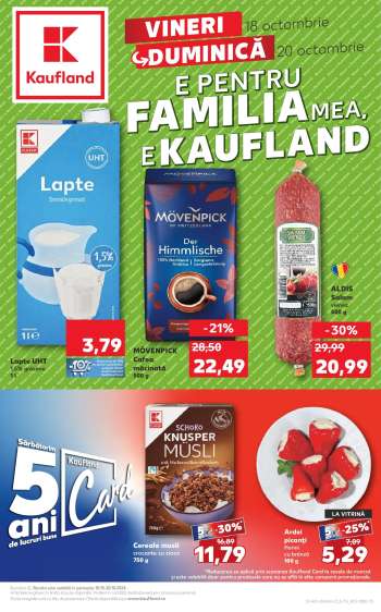 Cataloage Kaufland - 18.10.2024 - 20.10.2024.