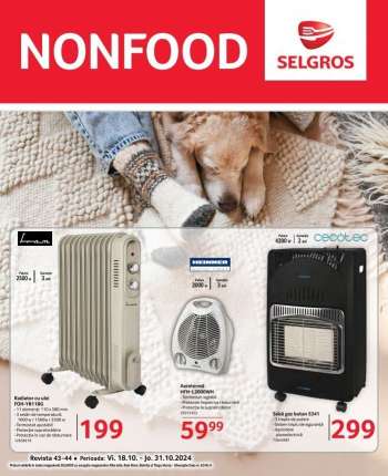 Cataloage Selgros - 18.10.2024 - 31.10.2024.
