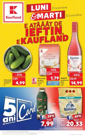 Cataloage Kaufland - 21.10.2024 - 22.10.2024.
