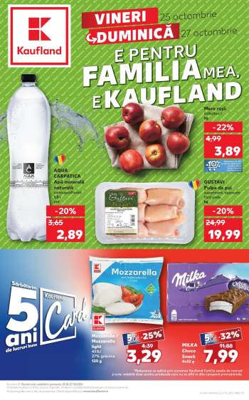 Cataloage Kaufland - 25.10.2024 - 27.10.2024.