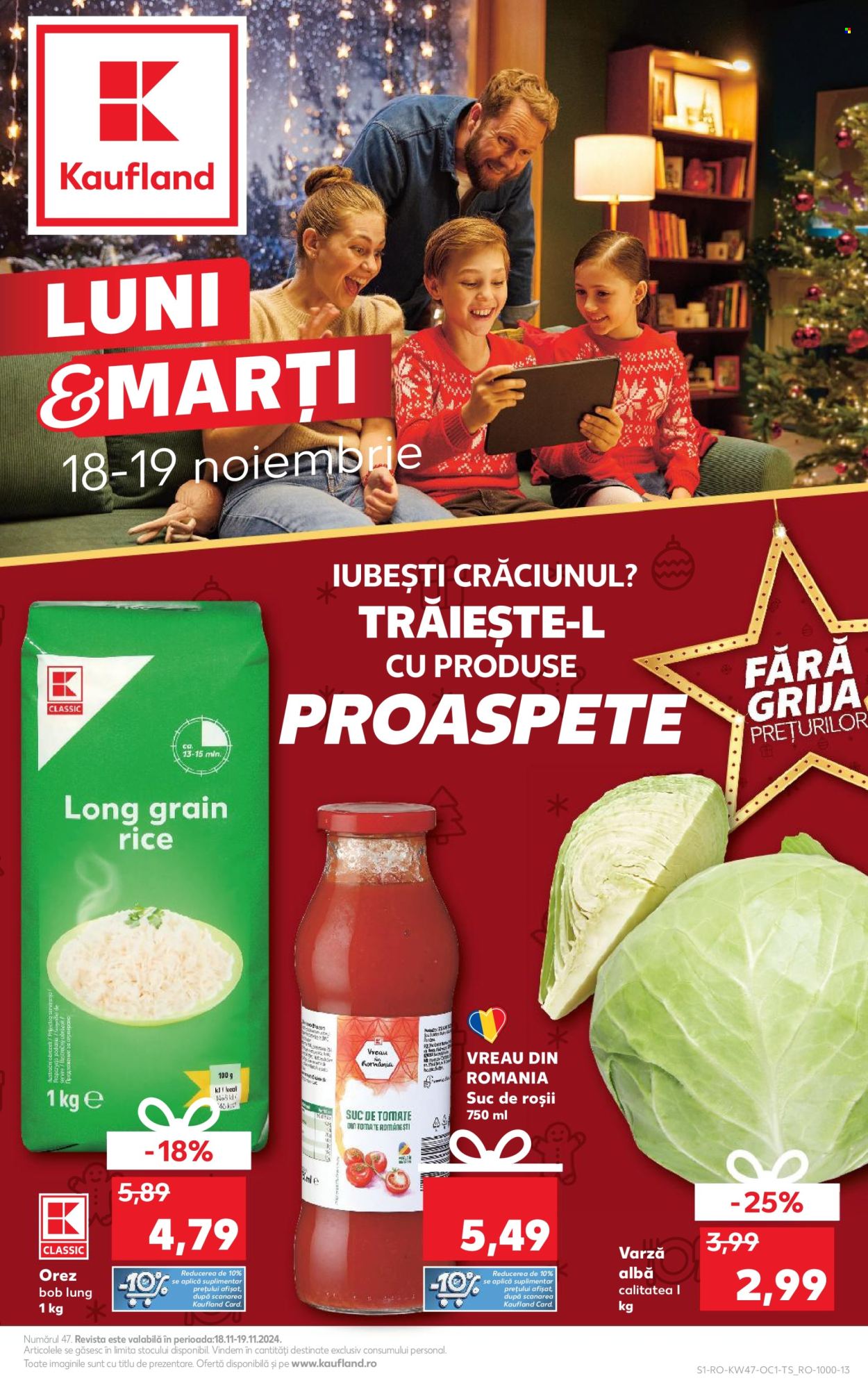 Catalog Kaufland - 18.11.2024 - 19.11.2024. Pagina 1