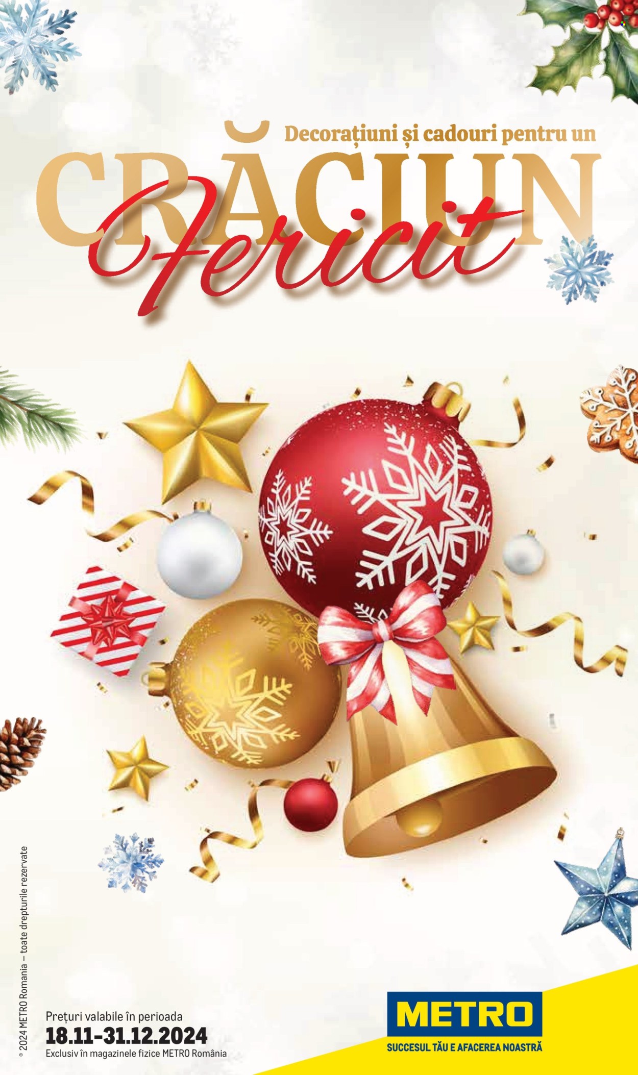 Catalog Metro - 18.11.2024 - 31.12.2024. Pagina 1