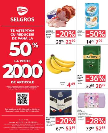 Cataloage Selgros - 29.11.2024 - 12.12.2024.