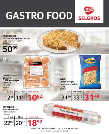 Cataloage Selgros - 01.12.2024 - 31.12.2024.