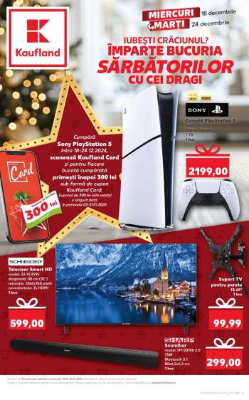 Cataloage Kaufland - 18.12.2024 - 24.12.2024.