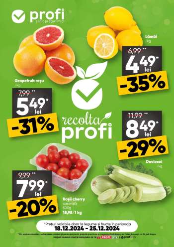 Cataloage Profi City - 18.12.2024 - 25.12.2024.