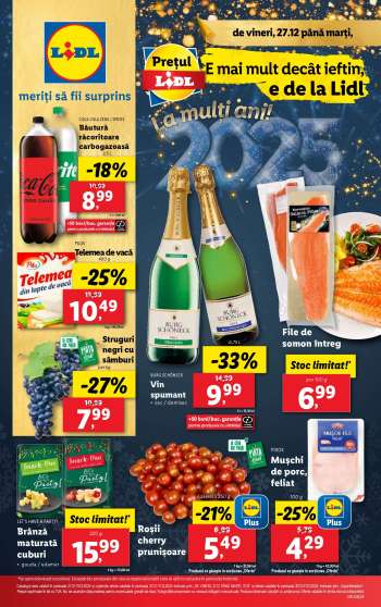 Cataloage Lidl - 27.12.2024 - 31.12.2024.