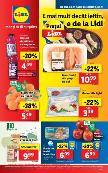 Cataloage Lidl - 02.01.2025 - 05.01.2025.